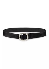 rag & bone Audrey Leather Goldtone Buckle Belt