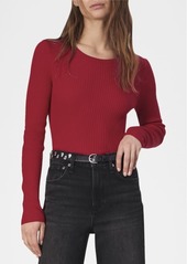 rag & bone Audrina Ribbed Crewneck Sweater