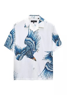 rag & bone Avery Eagle Relaxed-Fit Camp Shirt