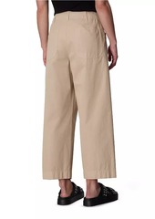 rag & bone Banks Cotton Wide-Leg Pants