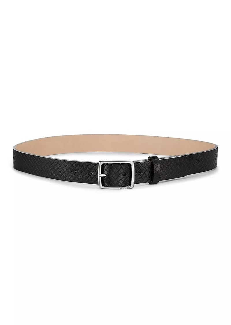 rag & bone Boyfriend Suede Buckle Belt