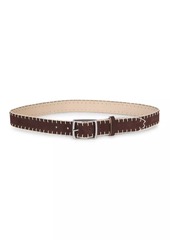 rag & bone Boyfriend Whipstitch Leather Belt