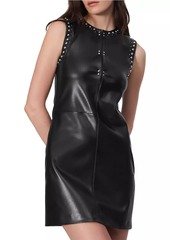 rag & bone Brigette Faux Leather Minidress