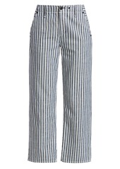 rag & bone Buckley Stripe Cropped Jeans