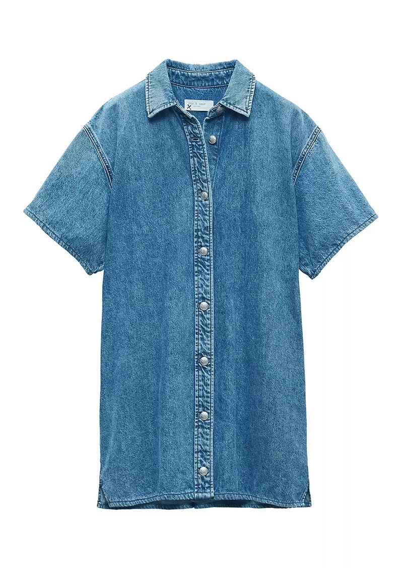 rag & bone Carter Denim Minidress