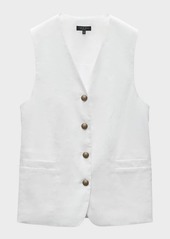 rag & bone Charlotte Linen Suiting Vest