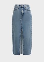 rag & bone Clara Denim Midi Skirt