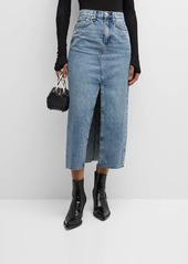 rag & bone Clara Denim Midi Skirt