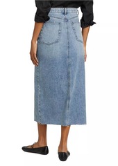 rag & bone Clara Five-Pocket Midi-Skirt