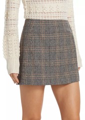 rag & bone Cora Plaid Buckle Miniskirt