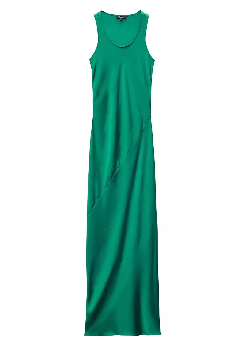 rag & bone Daisy Satin Sleeveless Maxi Dress