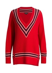 rag & bone Dianna Oversized Merino Wool-Blend Striped Sweater