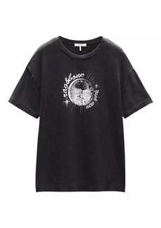 rag & bone Disco Logo Cotton Boyfriend T-Shirt