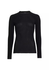 rag & bone Dorit Rib-Knit Wool-Blend Crewneck Sweater