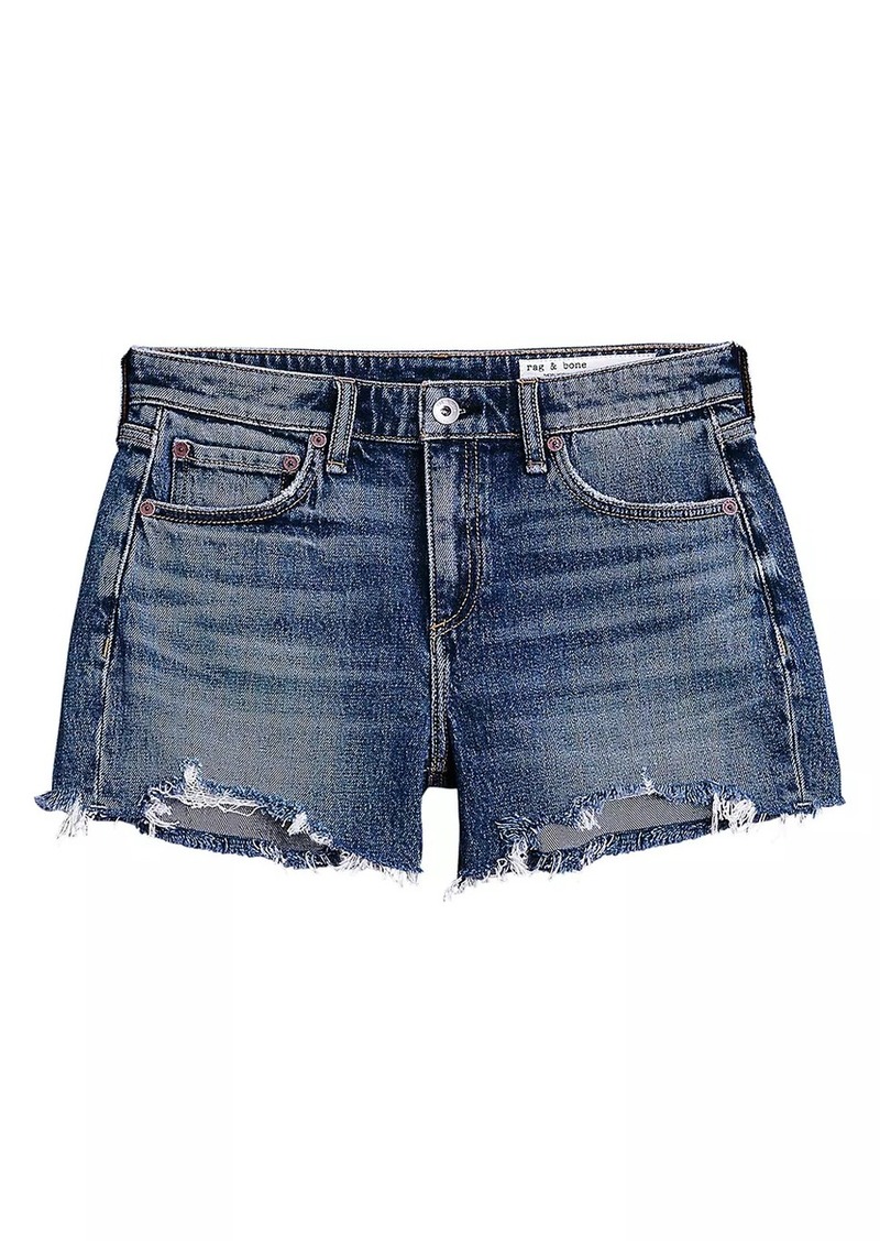 rag & bone Dre Low-Rise Denim Shorts