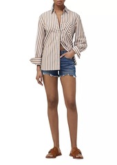 rag & bone Dre Low-Rise Denim Shorts