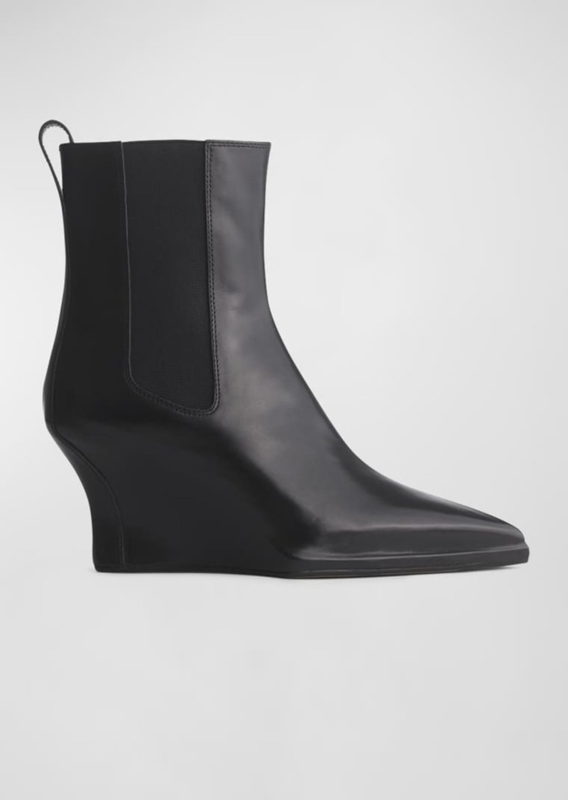 rag & bone Eclipse Leather Wedge Chelsea Ankle Boots