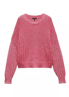 rag & bone Edie Cotton-Blend Open-Knit Relaxed Sweater