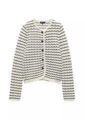 rag & bone Elisa Wavy Striped Cardigan