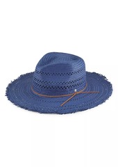 rag & bone Elle Perforated Straw Fedora