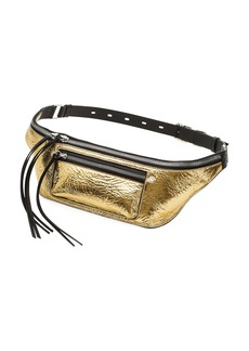 rag & bone Elliot Metallic Leather Fanny Pack/Belt Bag