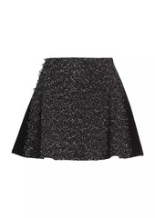 rag & bone Elsie Metallic Tweed Miniskirt