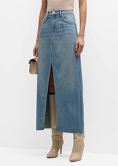 rag & bone Featherweight Avery Denim A-Line Maxi Skirt