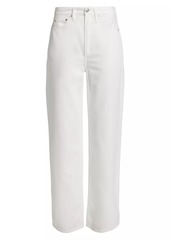 rag & bone Featherweight Logan Mid-Rise Wide-Leg Jeans