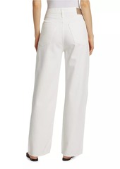 rag & bone Featherweight Logan Mid-Rise Wide-Leg Jeans