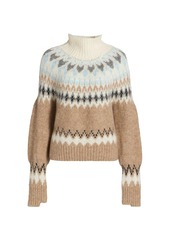 rag & bone Fran Fair Isle Turtleneck Sweater