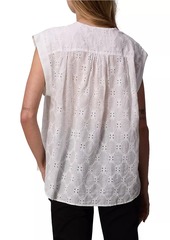 rag & bone Gabby Embroidered Top