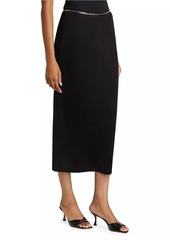 rag & bone Gwenyth Embellished Midi-Skirt