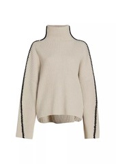 rag & bone Ingrid Stitched Turtleneck Sweater