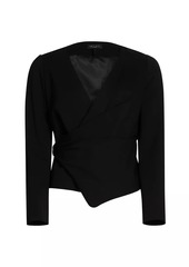 rag & bone Irina Long-Sleeve Wrap Top