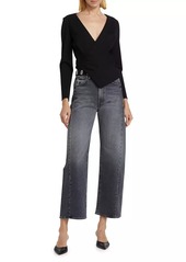 rag & bone Irina Long-Sleeve Wrap Top