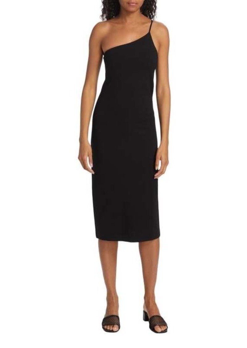 rag & bone Irina Ponte One Shoulder Midi Dress