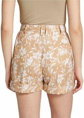 rag & bone Ivy Printed Floral Linen Shorts