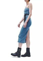 rag & bone Jasmine Stretch Denim Midi-Dress