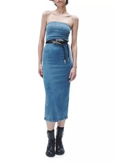 rag & bone Jasmine Stretch Denim Midi-Dress