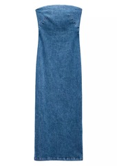 rag & bone Jasmine Stretch Denim Midi-Dress