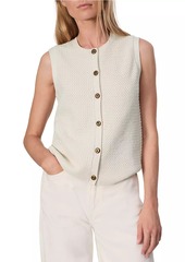 rag & bone Jax Wool-Blend Sleeveless Cardigan