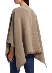 rag & bone Joni Tweed Belted Wool Shawl