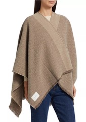 rag & bone Joni Tweed Belted Wool Shawl