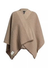 rag & bone Joni Tweed Belted Wool Shawl