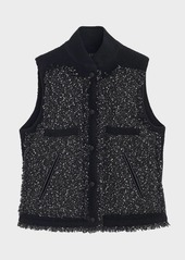 rag & bone Judith Sparkly Tweed Vest