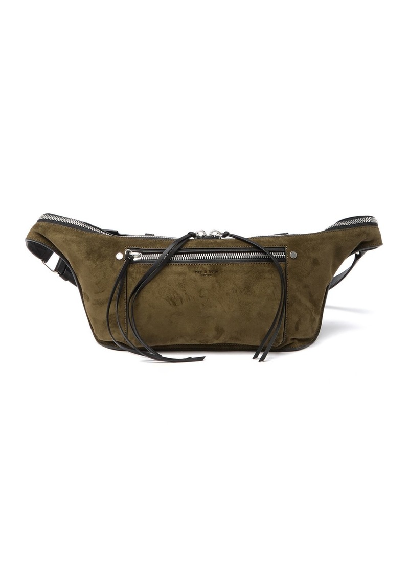 suede fanny pack