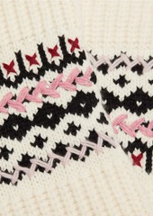 rag & bone Leigh Ribbed Fair Isle Scarf