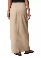 rag & bone Leyton Cotton Twill Maxi Skirt