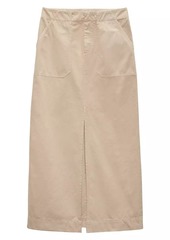 rag & bone Leyton Cotton Twill Maxi Skirt