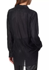 rag & bone Lila Burnout Long-Sleeve Shirt